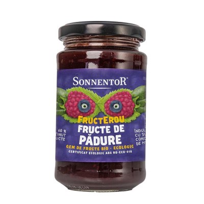 Gem de Fructe de Padure Fara Adaos de Zahar Bio Fructerou 250 grame Sonnentor foto