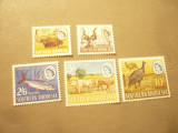 Serie mica Southern Rhodesia 1964 R. Elisabeta ,motive locale , 5 valori, Nestampilat
