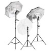 VidaXL Kit lumini studio foto cu trepiede și umbrele 190233