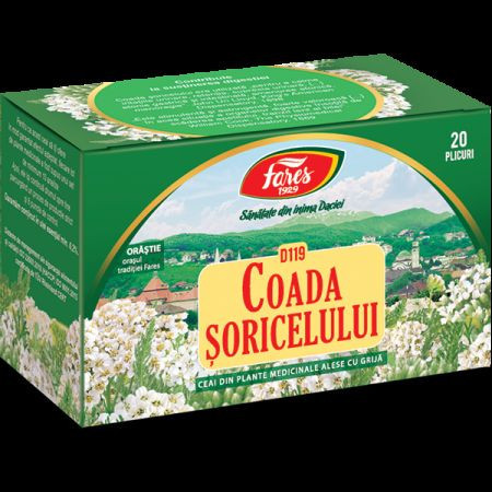 Ceai Coada Soricelului, D119,20 Plicuri, Fares