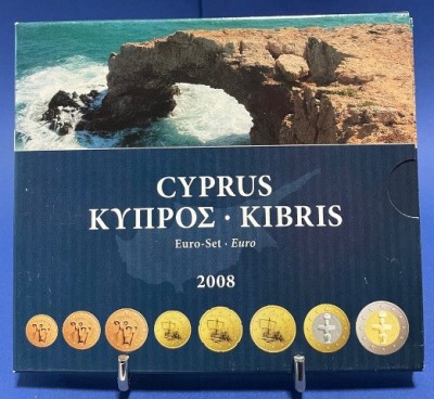 C I P R U 2008 - Set monetarie 1 cent - 2 euro - folder / BU certificat foto