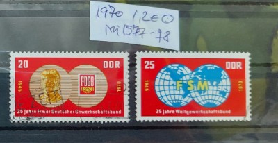 TS21 - Timbre serie DDR - 1970 Mi1577-78 foto