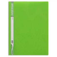Dosar Plastic A4 cu șină, Model Reiat, Culoare Verde Lime