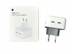 &amp;Icirc;ncărcător de perete Apple pentru iPhone 35W USB-C+C foto