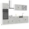 Gossi set dulapuri de bucatarie 7 piese &bdquo;kalmar&rdquo; gri beton lemn