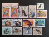 Lot filatelic Faună Nativă, Păsări &amp; Pești Marini / Africa de Sud (RSA) - A583