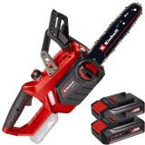 Einhell GE-LC 18/25 Li PXC + Twinpack CB - Drujba 25 cm 4.5 m/s + Set 2 acumulatori Li-Ion 18 V 2.5 Ah