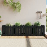 vidaXL Pat &icirc;nălțat grădină design gard 200x50x50 cm lemn impregnat pin