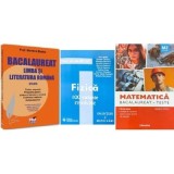 Pachet Bacalaureat 2026. Limba si literatura romana, Matematica M2 Tehnologic. Teste sI Fizica 100 variante rezolvate - Mariana Badea, Daniela Stoica,