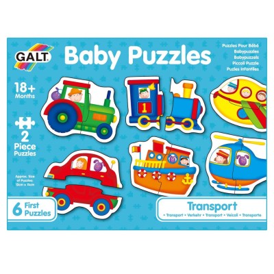 Baby Puzzles: Set de 6 puzzle-uri Transport (2 piese) foto