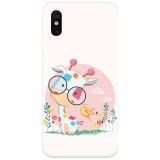 Husa silicon pentru Xiaomi Mi 8 Pro, Baby Giraffe