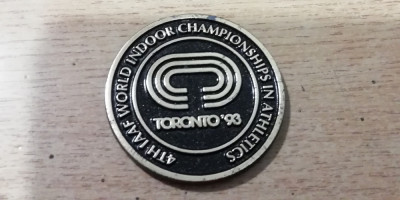 QW1 78 - Medalie - tematica sport - atletism - Toronto - 1993 foto