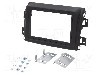 Rama adaptoare, 2 DIN, Fiat, negru mat, 4CARMEDIA -
