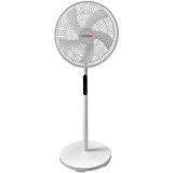 Ventilator de podea Vision Touch VFANP01A, 60 W, 3 viteze, Alb