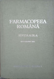 FARMACOPEEA ROMANA. EDITIA A IX-A, SUPLIMENT 1981-NECUNOSCUT