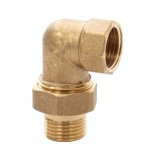 Cot cu racord olandez, alama, FI-FE, 1&quot;