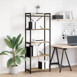 VidaXL Bibliotecă stejar artizanal 60 x 30 x 153 cm Lemn compozit