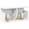 vidaXL Dulap de perete, alb, 60x20x30 cm, lemn prelucrat 854823