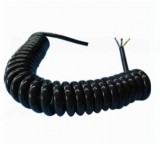 Cablu Electric Spiralat 3x1.5mm Extensibil 2m, 3 Fire, QLY-S