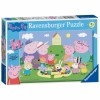 Puzzle Ravensburger Peppa Pig Joaca in Nisip, 35 piese, 4+ ani, Joc Educativ, Calitate Premium