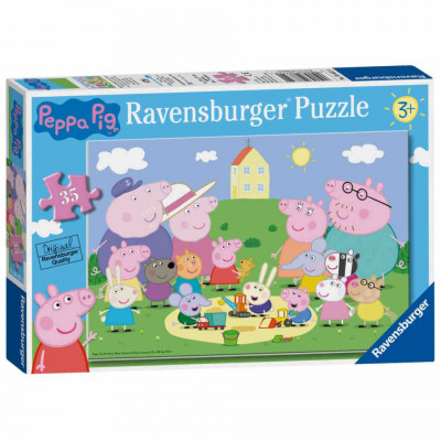 Puzzle Peppa Pig Joaca In Nisip, 35 Piese foto
