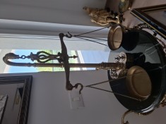 Balanta cu greutati din bronz patinat