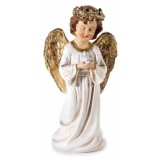 Figurina Inger polirasina multicolora cu leduri cm 11 x 7,5 x 22,5 H