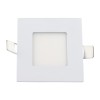 Spot LED 3W patrat incastrat 6000K - lumina rece -driver inclus