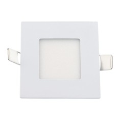 Spot LED 3W patrat incastrat 6000K - lumina rece -driver inclus