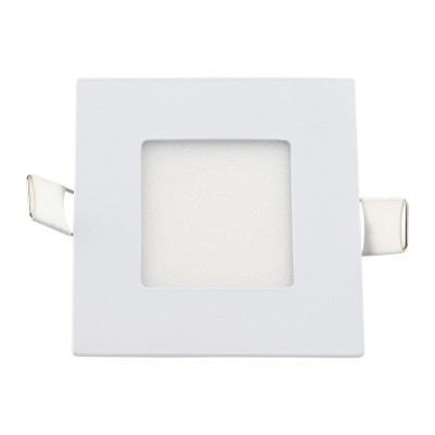 Spot LED 3W patrat incastrat 6000K - lumina rece -driver inclus foto