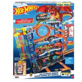 Set de joaca cu 2 masini, Hot Wheels, Mega Garaj, HKX48