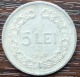(MR42) MONEDA ROMANIA - 5 LEI 1949, REPUBLICA POPULARA ROMANA, Aluminiu