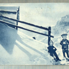 AD 10 C. P. VECHE -WINTERSPORT ENGELBERG-1917 -ELVETIA -SCRISA IN LIMBA FRANCEZA