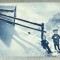 AD 10 C. P. VECHE -WINTERSPORT ENGELBERG-1917 -ELVETIA -SCRISA IN LIMBA FRANCEZA