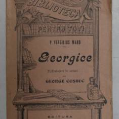 GEORGICE de P. VERGILIUS MARO , 1906