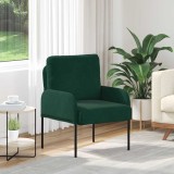 vidaXL Canapele cu pernă 55cm Verde &icirc;nchis placaj 42023440