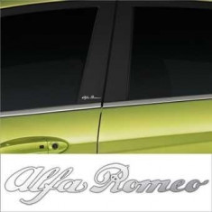 Stickere stalpi usa CHROME - ALFA ROMEO (set 2 buc.) foto