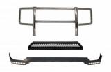 BullBar Bare Protectie cu Prelungire Superioara si Prelungire Bara Fata DRL LED MERCEDES G-Class W463 (1989-2018) G63 G65 Design Performance AutoTunin, KITT