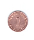 Moneda Germania de Vest 1 pfennig 1988 F, stare buna, curata