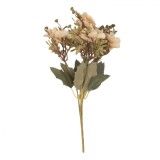 Cumpara ieftin Floare artificiala bej maro 10x10x32 cm