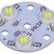 LED Albă 3,5W 300lm 12V 120&deg; 3 Diode 31,5x31,5mm