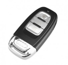 Carcasa cheie Telecomanda Smart Key Topautochei? pentru Audi A4 A5 A6 Q5 Q7 S4 S6 S5, fara suport baterie foto