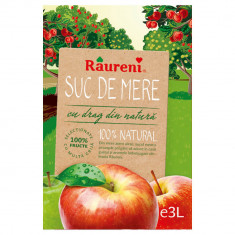 Suc de Mere Raureni, 3 L, Suc Mere, Suc de Mere, Suc Raureni, Suc 100% Fructe, Suc Mere Raureni, Suc de Fructe Raureni, Suc Mere Natural, Suc de Mere