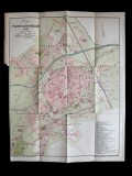 Harta veche Sibiu - Plan von Hermannstadt 1899, Transilvania, Austro-Ungaria