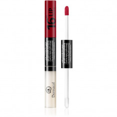 Dermacol 16H Lip Colour ruj si luciu de buze cu persistenta indelungata 2 in 1 culoare 08 4.8 g