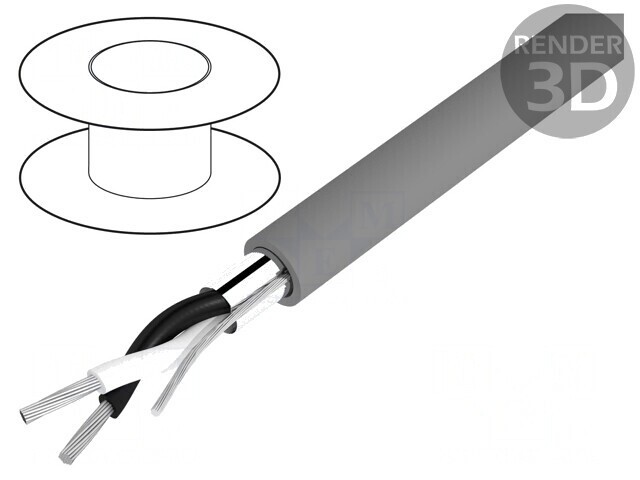 Cablu Alpha Essential C&amp;C 2x22AWG ecranat PVC
