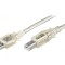 Cablu USB 2.0 A-B 1m Transparent