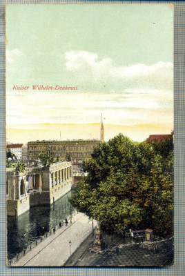 AD 642 C. P. VECHE - KAISER WILHELM-DENKMAL -GERMANIA foto