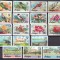 Antigua 1976 fauna pasari flori vederi MI 399-416 MNH