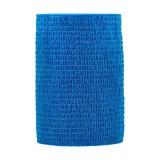 Bandaj copite Equilastic veterinar autoadeziv elastic albastru 7.5cm x 4.5m pentru animale mari, rezistent, fixare sigura